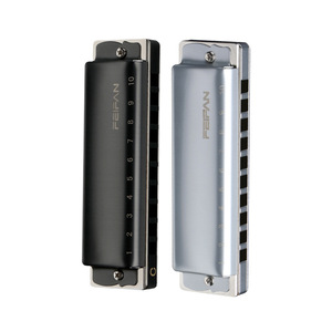 Armónica Blues Feifan Le-ma20 de 10 Orificios en Clave de Do, Instrumento Profesional de Metal para Principiantes y Avanzados - Product Image 5