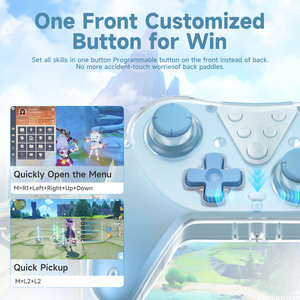 2024 thiết kế mới bán trong suốt vỏ hội trường cần điều khiển easysmx t39pro chuyển đổi Pro Trò chơi điều khiển cho <span class=keywords><strong>switch</strong></span>/PC/iOS/hơi nước - Product Image 5