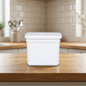 Conteneur rectangulaire en plastique PP écologique de 1200 ml avec fermeture thermique pour usage industriel - Product Image 2