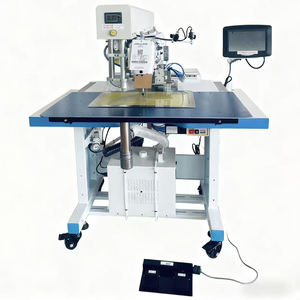 ماكينة خياطة صناعية مسطحة بإبرة واحدة قابلة للبرمجة لخياطة الجيوب والحواف مع محرك وترس - Product Image 2