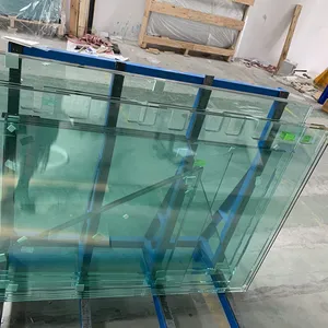 Vidrio templado de construcción, flotador plano transparente de 4mm, 5mm, 6mm, 8mm, 10mm y 12mm