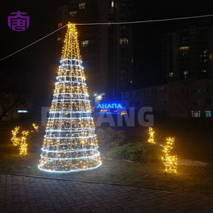 Illuminated Waterproof <b>LED</b> Christmas Tree <b>Light</b> Eye Catching Holiday Lighting for Garden Park Plaza Mall Scenic Display for Sale - Product Image 6