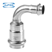 Codo de 90 Grados de Alta Calidad SS304/SS316L Tipo Prensa, 15-108mm, 1.6MPa, Pulido Liso para Plomería Residencial y Comercial