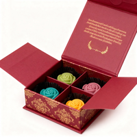 Neue Buchförmige Süßigkeiten-Dessert-Schokoladen-Geschenkbox mit Prägung für Kekse und Lebensmittel, mit Einsätzen für Ramadan-Geschenkverpackung