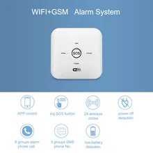 Agshome 14-Piece xách tay Home Alarm Kit thông minh Wi-Fi hệ thống báo động với tuya ứng dụng thông minh thời gian thực giám sát làm việc với Alexa - Product Image 3