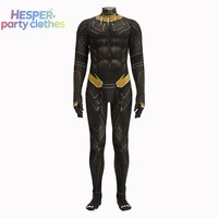 HESPER 2026 Halloween Costume de super-héros unisexe en polyester écologique pour film et télévision, combinaison de luxe Black Panther 2 pour fête de carnaval