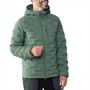 Wholesale Custom Logo Men <b>Women</b> Long Thick Hooded Stand <b>Waterproof</b> Zipper Wind Resistant <b>Packable</b> Autumn <b>Jacket</b> Outdoor Travel - Product Image 4