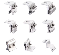 Yuxin Anodized 470 Angle Chi Clamp Aluminium Magnésium Manganèse Plaque de guidage pour toiture photovoltaïque en tuiles de acier coloré avec fixation sécurisée