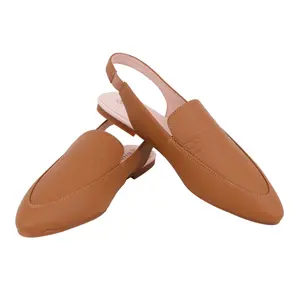 CHOOZII女式平底鞋尖头弹弓平底鞋舒适防滑休闲芭蕾平底鞋女式连衣裙