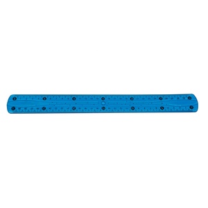 EMDA Juego <span class=keywords><strong>de</strong></span> 4 Reglas Escolares <span class=keywords><strong>de</strong></span> Plástico Flexible <span class=keywords><strong>de</strong></span> Colores, Reglas Transparentes Azules <span class=keywords><strong>de</strong></span> 30 cm para Dibujo, Juego <span class=keywords><strong>de</strong></span> Reglas Promocionales - Product Image 4