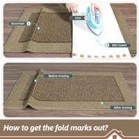 Tapis de porte anti-saleté lavables, antidérapants, absorbants, tapis de bienvenue, tapis de sol à profil bas pour porte d'entrée et porte arrière