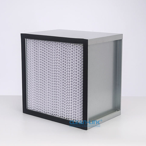 H14 HEPA <strong>Filter</strong> Aluminum Header Deep Pleat Laminar Flow Hood HEPA <strong>Air</strong> <strong>Filter</strong> for HVAC System - Product Image 1