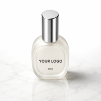 Lage minimale bestelhoeveelheid 200 stuks OEM ODM Private Label 30ml Matglazen Parfumfles Aangepast Logo op maat Eau De Toilette