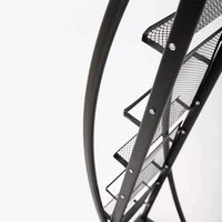 Pliable Pop Up 4 Poches Magazine Littérature Brochure Catalogue Titulaire Rack Stand Avec Portable En Aluminium Oxford Cas Pour L'affichage