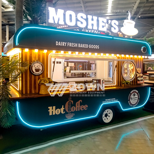 Custom Electric Mobile Food Truck Essential Cooking Equipment <b>Concession</b> Cart For Scenic Area Juice Burger Vendor Business - Product Image 3