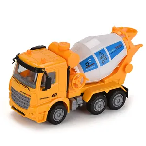 Plezier En Intelligente Mixer Truck Speelgoed Voor Kid Wrijving Drive Auto Realistische Bouw Voertuig