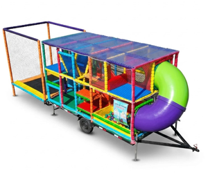 Remolque de juegos infantiles móvil personalizado para interiores con trampolín, piscina de bolas, laberinto y tobogán - <span class=keywords><strong>Centro</strong></span> de juegos blandos portátil para <span class=keywords><strong>alquiler</strong></span> <span class=keywords><strong>en</strong></span> eventos - Product Image 1