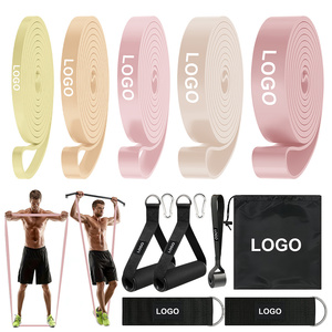 Ensemble de bandes de résistance en latex naturel pour l'entraînement sportif, adaptées à tous les types de peau, recyclables, sans odeur, haute résistance - Product Image 2