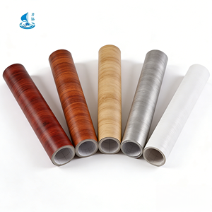 Película de PVC con Aspecto de Madera Lituo, Lámina de Membrana de Pared Acanalada de PVC, Película Decorativa de PVC <span class=keywords><strong>para</strong></span> Pared - Product Image 1