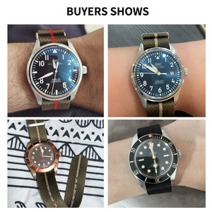 สายรัดไนลอนแบบทอของ <span class=keywords><strong>NATO</strong></span> ใช้ได้กับสายผ้าแคนวาส Tudor Little Red Flower DW ขนาด 20 มม. และ 22 มม. - Product Image 5