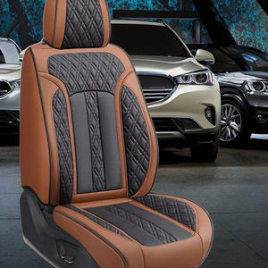 Lüks tam araba koltuğu kapakları su geçirmez şeffaf deri bebek koltuğu kapakları koruyucu evrensel ön arka tasarım tüm sezon iş - Product Image 3