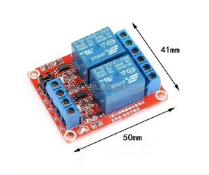 โมดูลรีเลย์ 2 ช่องสัญญาณ Zopro 24V พร้อมออปโตคัปเปลอร์ ทริกเกอร์ระดับสูง/ต่ำ บอร์ดสีแดง แบบติดตั้ง SMD - Product Image 6