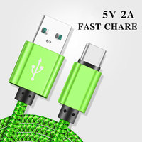 Cantell pabrik oem 1m 2m 3m kabel data usb c nilon V8 kabel usb mikro pengisian daya Cepat 2.0 kabel usb ke Tipe c untuk Android