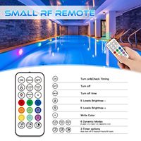 Vantone 2025 Nouvelle lampe de jardin solaire RVB 2-en-1 avec détecteur de mouvement étanche IP67 Applique murale pour piscine au sol et mur de piscine
