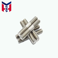Factory Direct 304 Stainless Steel Stud Screws, 316L Acid-Resistant Bolts, Passivated Finish, Ready Stock Available