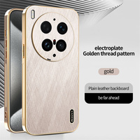 Coque de téléphone en cuir uni avec cadre plaqué anti-traces de doigts pour Vivo iQOO Neo 11 10 Pro X200 X300 Ultra 15T – Offre Spéciale