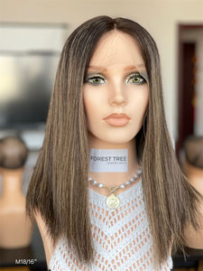 Envío Gratis: Cabello Virgen Liso Europeo de 16 Pulgadas para Pelucas Judías sin Pegamento con Encaje, en Stock para Mujeres Blancas - Product Image 2