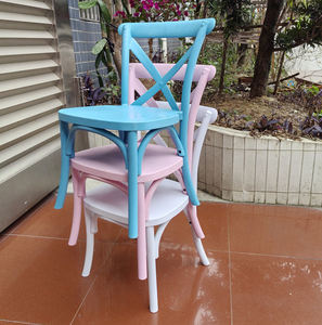 Silla de Comedor Moderna Apilable de Plástico en Colores Personalizados para Muebles del Hogar - Product Image 5