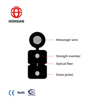 FTTH Fibre Optique Drop Cable Self Support 1 2 4 6 12 Core G652D G657A Extérieur 1KM 2KM Prix Usine Vente en Gros de Haute Qualité