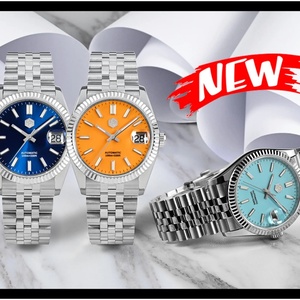 Reloj de Vestir para Hombre San Martin SN058-G-X, Marca de Primera Calidad, Automático, Mecánico, de Moda, para Parejas, con Cristal de Zafiro, Resistente al Agua 100m BGW9 - Product Image 3