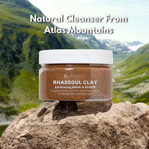 Masque nettoyant en profondeur et gommage à l'argile de café à haute efficacité 2-en-1 élimine les impuretés revitalise l'exfoliant nettoyant pour les pores de la peau - Product Image 2