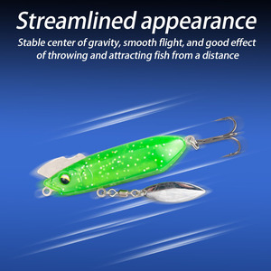 Señuelo de pesca Exybozh tipo lápiz de 75 mm y 20 g, de hundimiento lento, biónico y suave, para la pesca de lubina. - Product Image 5