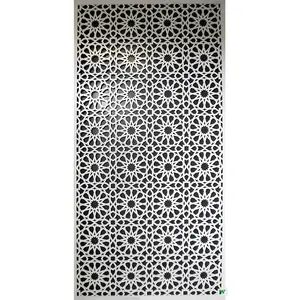 wood plastic composite grille panel for room divider and decking screen panel