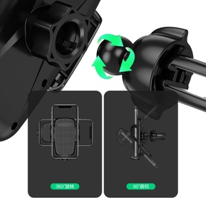 Universal Car <b>Phone</b> <b>Mount</b> 2 in 1 Secure Fit for Air Vent Dashboard Use with 360 Rotation Holder - Product Image 3