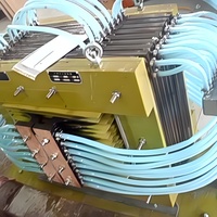 Transformateur sec monophasé refroidi par eau 30kVA-255kVA, 380V vers 25.4V 50.8V, double sortie, isolation classe H