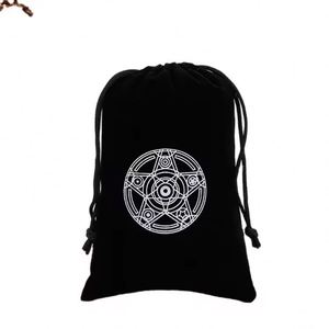 Pochette en velours personnalisée avec cordon de serrage pour bougies, sac de luxe pour cartes de tarot, emballage en flanelle pour bougies - Product Image 6