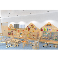 Jeu de bricolage mural en bois interactif personnalisé pour enfants, pour la maternelle et la maison, jouets éducatifs muraux sensoriels