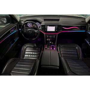 ชุดไฟตกแต่งภายในรถยนต์สมัยใหม่สำหรับ Volkswagen Teramont ปี 2017-2020 ไฟ LED สร้างบรรยากาศภายในรถยนต์ แถบไฟ Symphony จากผู้ผลิต - Product Image 5