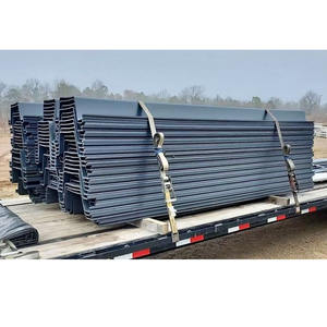 Durable <b>PVC</b> <b>Plastic</b> <b>Sheet</b> Pile for Levee Reinforcement Water Control Sustainable Development Projects-Custom Cutting Processing - Product Image 5