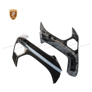 Cubierta de Manija Interior de Puerta de Fibra de Carbono Forjada para Lamborghini Huracan LP610 LP580 2014-2017 (LHD), Repuesto - Product Image 5