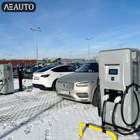AEAUTO Station de charge rapide pour véhicules électriques certifiés CE TUV Chargeur rapide pour voitures et bus 160kw 100kw CCS CC