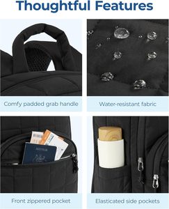 Custom Quilted Puffer <b>Backpack</b> Lightweight Multi Pocket Nylon <b>Backpack</b> Casual Daily School <b>Travel</b> <b>Backpack</b> <b>for</b> <b>Women</b> - Product Image 4
