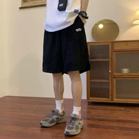 Shorts de plage d'été personnalisés pour hommes, en tissu maillé écologique, séchage rapide, respirant, mode décontractée, vierge, imprimé, longueur genou, OEM