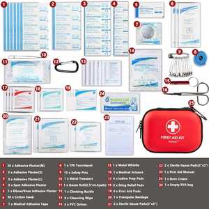 Trousse de premiers secours transfrontalière, fournitures d'urgence, pochette médicale portable, étui de premiers secours étanche en EVA avec logo - Product Image 2