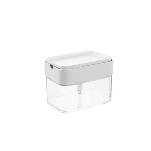 厨房手动洗涤剂分配器手压式肥皂盒餐具可浸出水皂液分配器