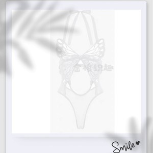 Body en dentelle transparente sexy pour femmes, lingerie transparente à col halter, body en mousseline de soie transparente 085 - Product Image 3